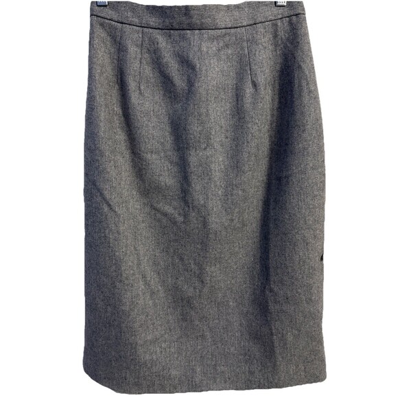 Worthington Dresses & Skirts - Vintage Worthington Wool Skirt Womens Size 10 Gray Lined Career Classic Made USA